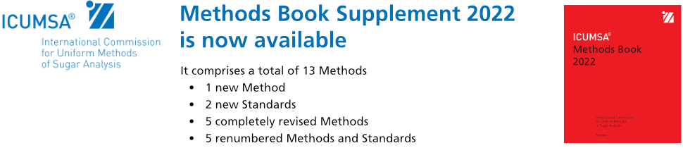 ICUMSA Methods Book 2022 is now available