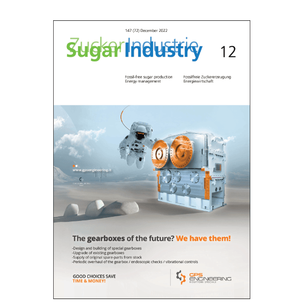 Sugar Industry / Zuckerindustrie cover December 2022