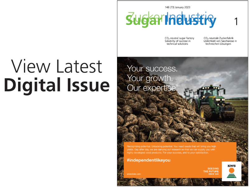 Sugar Industry/Zuckerindustrie digital issue 01-2023
