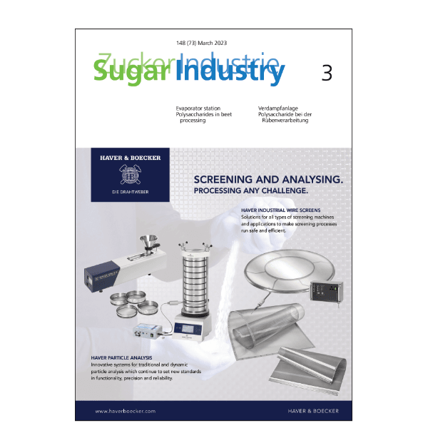 Sugar Industry / Zuckerindustrie cover March 2023