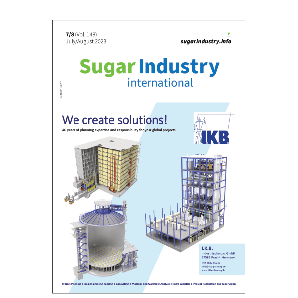 Sugar Industry / Zuckerindustrie cover July 2023