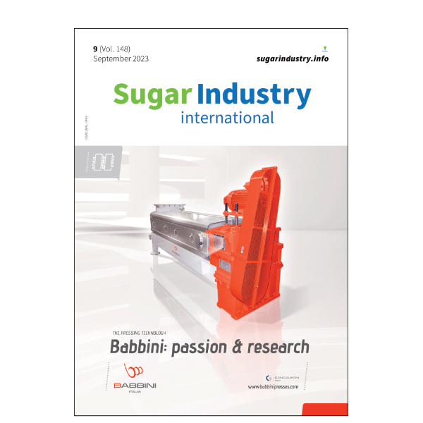 Sugar Industry cover September issue