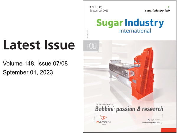 Sugar Industry cover Volume 148 issue 9