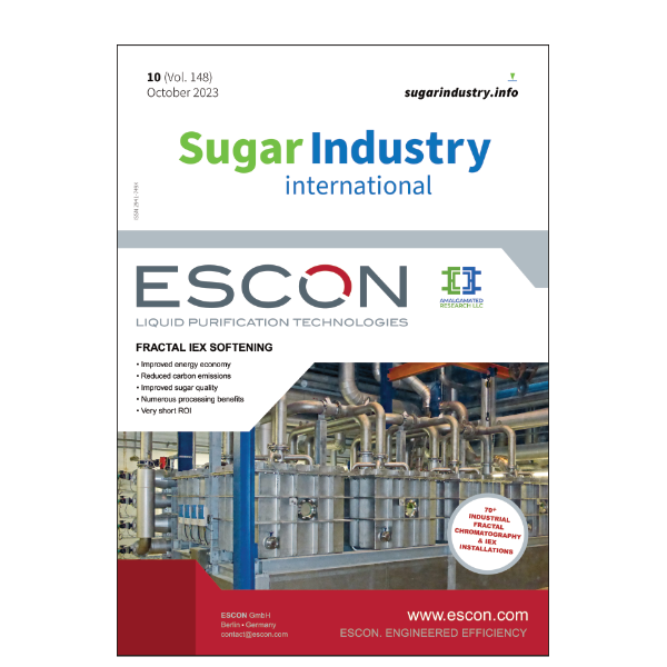 Sugar Industry cover Octoberr issue
