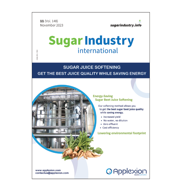 Sugar Industry cover November issue