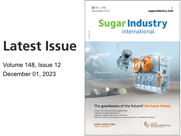 cover of latest Sugar Industry issue