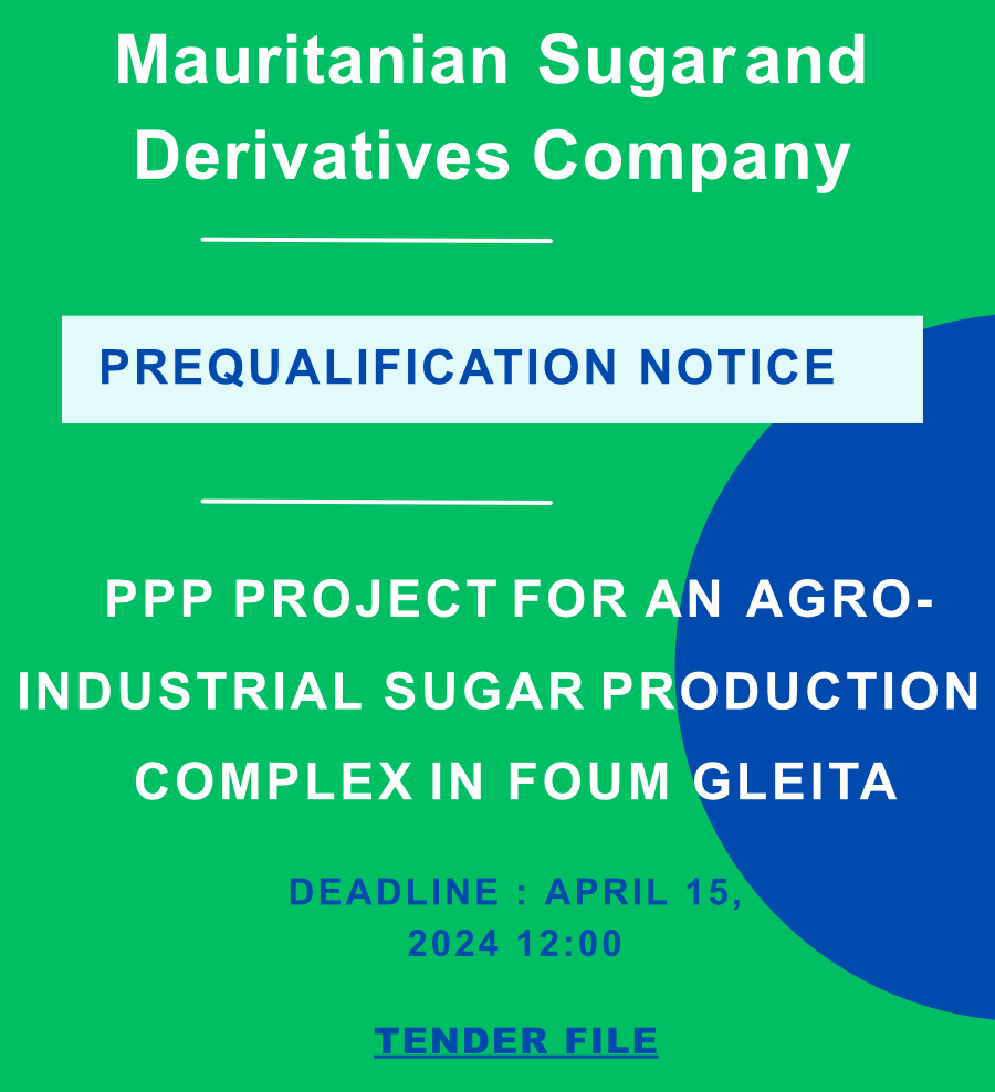 Banner Mauritanian Sugar and Derivatives Company
